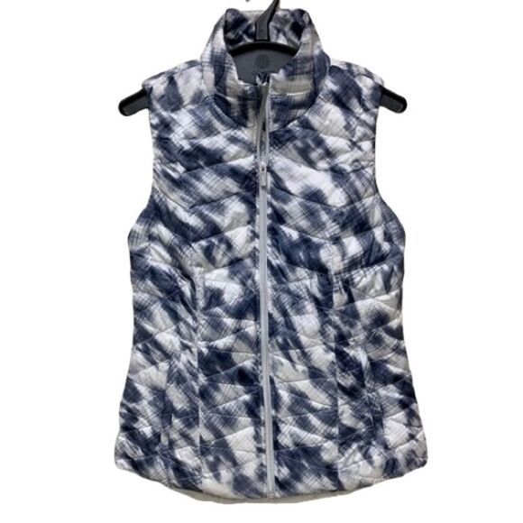 Athleta Altitude Sapphire Down Puffer Vest Jacket Like New XXS - Picture 2 of 12